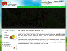 Tablet Screenshot of hbifoods.com
